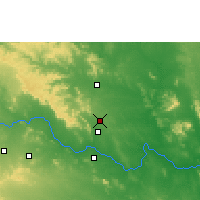 Nearby Forecast Locations - Bellampalle - Kaart