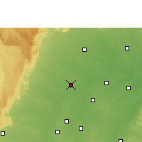Nearby Forecast Locations - Bemetara district - Kaart