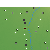 Nearby Forecast Locations - Gharaunda - Kaart