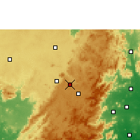 Nearby Forecast Locations - Koraput - Kaart