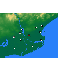 Nearby Forecast Locations - Mandapeta - Kaart