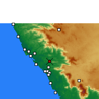 Nearby Forecast Locations - Mattanur - Kaart