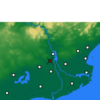 Nearby Forecast Locations - Nidadavolu - Kaart