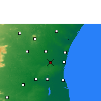 Nearby Forecast Locations - Panruti - Kaart