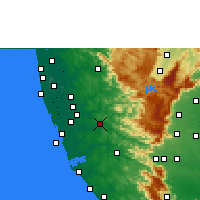 Nearby Forecast Locations - Pathanamthitta - Kaart