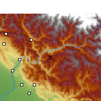 Nearby Forecast Locations - Pauri - Kaart
