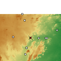 Nearby Forecast Locations - Pernambut - Kaart