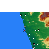Nearby Forecast Locations - Ponnani - Kaart