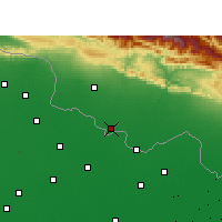 Nearby Forecast Locations - Raxaul - Kaart