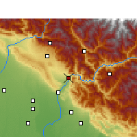 Nearby Forecast Locations - Rishikesh - Kaart