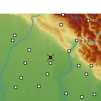 Nearby Forecast Locations - Roorkee - Kaart