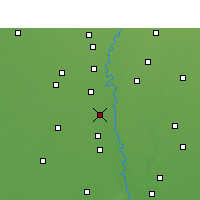 Nearby Forecast Locations - Samalkha - Kaart