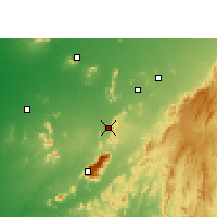 Nearby Forecast Locations - Sirohi - Kaart