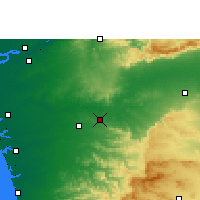 Nearby Forecast Locations - Songadh - Kaart
