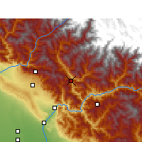 Nearby Forecast Locations - Tehri - Kaart