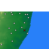 Nearby Forecast Locations - Tirukalukundram - Kaart