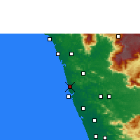Nearby Forecast Locations - Tirur - Kaart