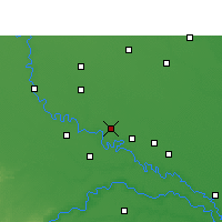 Nearby Forecast Locations - Tundla - Kaart