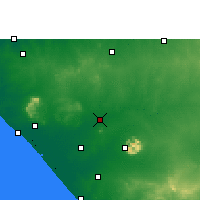 Nearby Forecast Locations - Upleta - Kaart