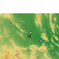 Nearby Forecast Locations - Yerraguntla - Kaart