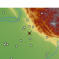 Nearby Forecast Locations - Zirakpur - Kaart