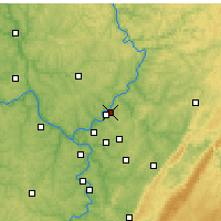 Nearby Forecast Locations - Lower Burrell - Kaart