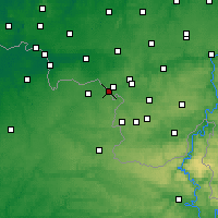 Nearby Forecast Locations - Erquelinnes - Kaart