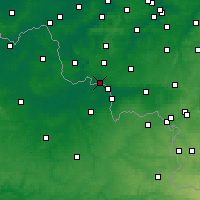 Nearby Forecast Locations - Péruwelz - Kaart
