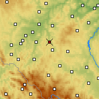 Nearby Forecast Locations - Blovice - Kaart