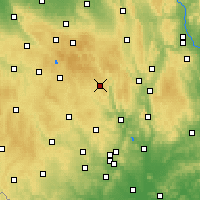 Nearby Forecast Locations - Bystřice nad Pernštejnem - Kaart