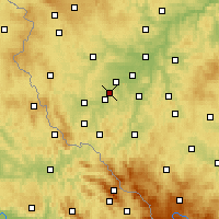 Nearby Forecast Locations - Holýšov - Kaart