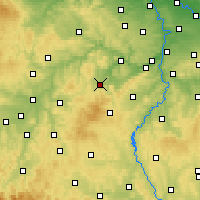 Nearby Forecast Locations - Hořovice - Kaart