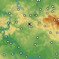 Nearby Forecast Locations - Jablonné v Podještědí - Kaart