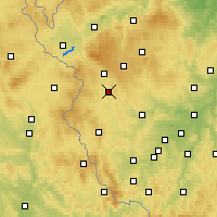 Nearby Forecast Locations - Planá - Kaart