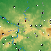 Nearby Forecast Locations - Šluknov - Kaart