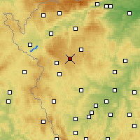 Nearby Forecast Locations - Teplá - Kaart