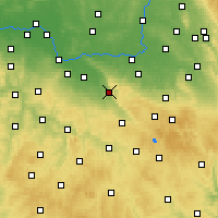 Nearby Forecast Locations - Třemošnice - Kaart
