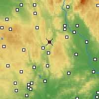 Nearby Forecast Locations - Velké Opatovice - Kaart