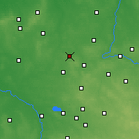 Nearby Forecast Locations - Byczyna - Kaart