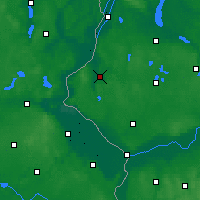 Nearby Forecast Locations - Chojna - Kaart