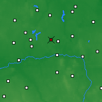 Nearby Forecast Locations - Kleczew - Kaart