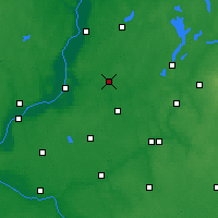 Nearby Forecast Locations - Łasin - Kaart