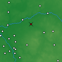 Nearby Forecast Locations - Łochów - Kaart