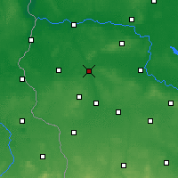 Nearby Forecast Locations - Nowogród Bobrzański - Kaart