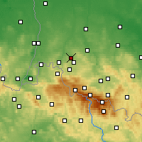 Nearby Forecast Locations - Olszyna - Kaart
