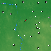 Nearby Forecast Locations - Poddębice - Kaart