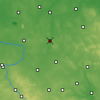 Nearby Forecast Locations - Przedbórz - Kaart