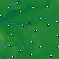 Nearby Forecast Locations - Sieraków - Kaart