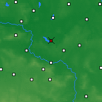 Nearby Forecast Locations - Sława - Kaart