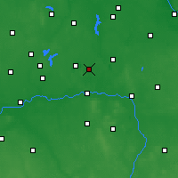 Nearby Forecast Locations - Ślesin - Kaart